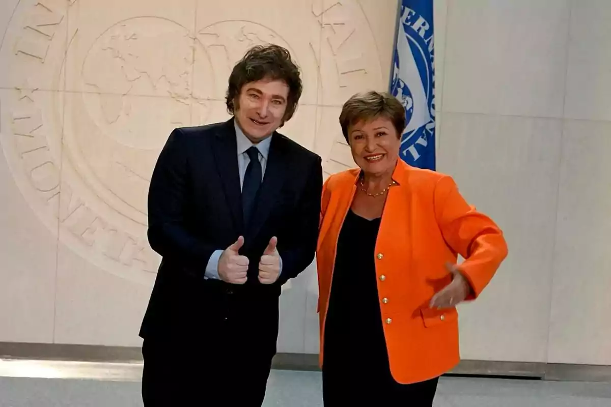 noticiaspuertosantacruz.com.ar - Imagen extraida de: https://laderechadiario.com/politica/presidente-javier-milei-se-reunio-con-directora-del-fmi-kristalina-georgieva