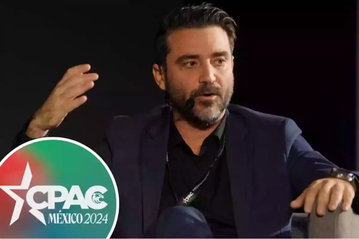 Javier Negre en la CPAC México 2024